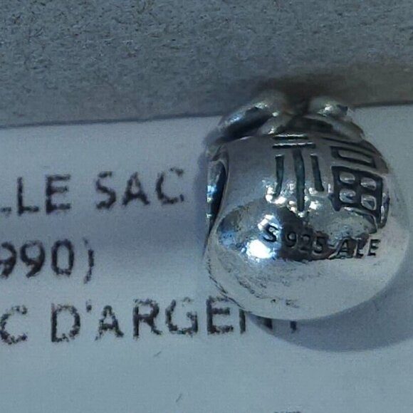 Auth Pandora *Retired* Sterling Good Fortune Chinese Money Bag Hong Bao 790990 - Picture 6 of 12
